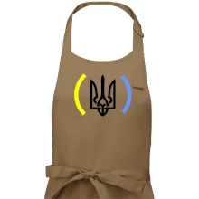 Ukrajina trojzubec s farbami Ukrajina trojzubec s farbami