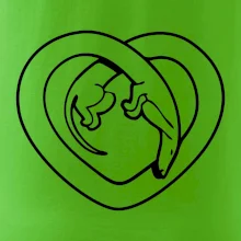 Jazvečík srdca - obrys