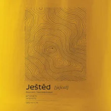 Ještěd - vrstevnice v obdĺžniku