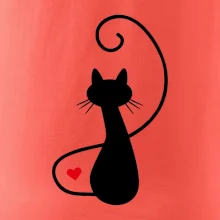 Zamilovaná mačka spredu