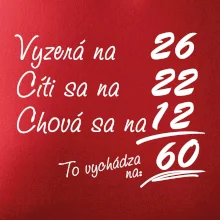 Vyzerá, cíti sa, chová sa - 60 rokov