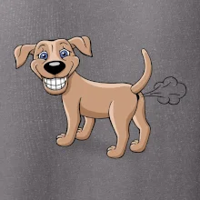 Prdiace pes kreslený (Hana-creative)