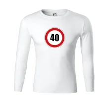 Dopravná značka - obmedzenie rýchlosti 40 Dopravná značka - obmedzenie rýchlosti 40