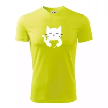 Mačka drží srdce Mačka drží srdce