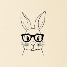 Králik s okuliarmi