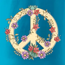 Peace symbol pieskový