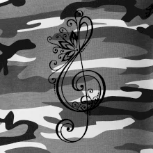 Husľový kľúč kvety