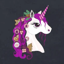 Vianočný jednorožec Vianočný jednorožec