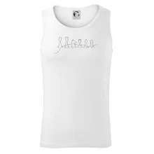 Šachové figúrky v rade - obrys