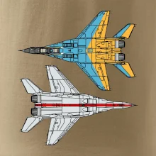Mig 29 Fulcrum zo spoda a zo shora