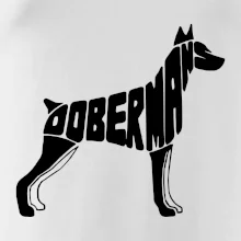 Dobermans - nápis v tele Dobermans - nápis v tele