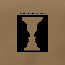 What do you see first? Pohár - Tváre