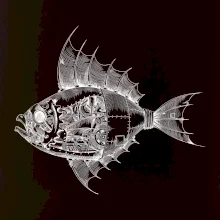 Steampunk ryba Steampunk ryba