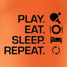 Stolný tenis - eat sleep