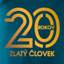 20 rokov zlatý človek