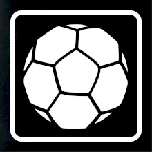 Fotbalová lopta emblem Fotbalová lopta emblem