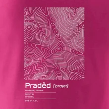 Praděd - vrstevnice v obdĺžniku
