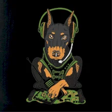 Bojový doberman (Pecka design)
