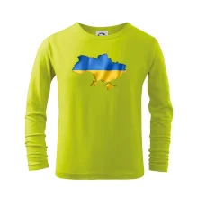 Ukrajina vlajka mapa Ukrajina vlajka mapa