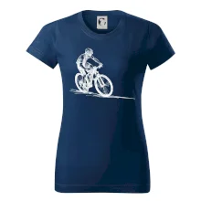 MTB kreslený cyklista MTB kreslený cyklista