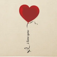 Srdce balónik