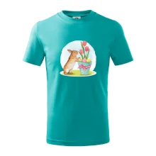 Veľkonočný zajačik tulipány