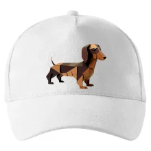 Jazvečík - zlepený z papiera