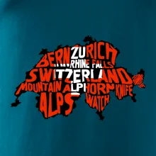 Mapy - názvy miest - Švajčiarsko