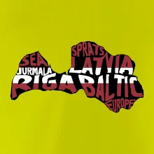 Mapy - názvy miest - Lotyšsko