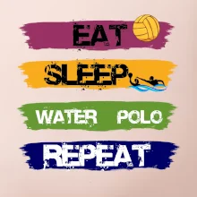 Eat sleep watter polo farebné