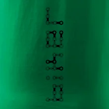 Biker nápis na výšku reťaz