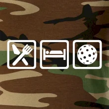 Eat sleep floorball v rade