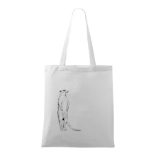 Surikata čierna kresba