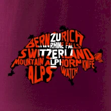 Mapy - názvy miest - Švajčiarsko