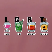 LGBT -  Likér, Gin, Brandy, Tequila