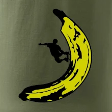 Skateboardista na banánu