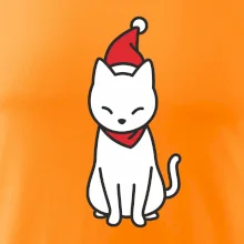 Vianočná mačka sediaca