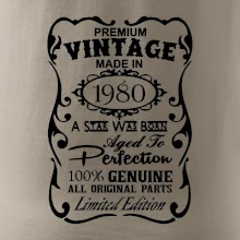 Vintage Etiketa - 1980 Vintage Etiketa - 1980