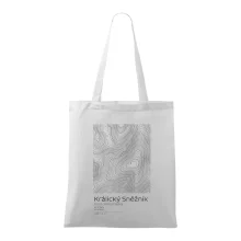 Králický Sněžník - vrstevnice v obdĺžniku