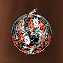 Yin & Yang Koi kapor - oranžový