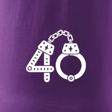 Narodeninové tričko pre policajta - putá 40