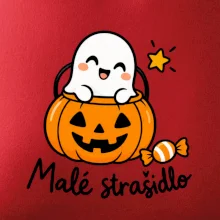Malé strašidlo - duch v tekvicovom vedierku