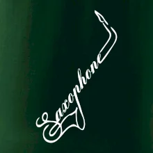 Saxophone nápis