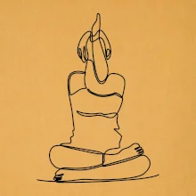 Jóga v sede jedným ťahom