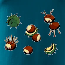 Gaštanové zvieratká - obdĺžnik Gaštanové zvieratká - obdĺžnik