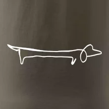 Jazvečík - kreslený