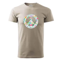 Peace and love symbol