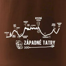 Profil kopca Západné Tatry