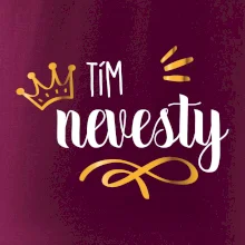 Tím nevesty princezná - zlatá potlač