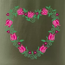 Červené tulipánové srdiečko (Pecka design) Červené tulipánové srdiečko (Pecka design)